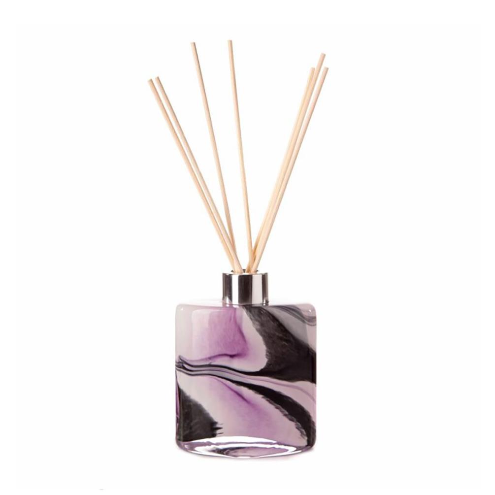 Amelia Art Glass Purple Moon Small Ellipse Cylinder Reed Diffuser £16.19